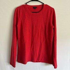 Prive Cashmere Sweater Women Sz M Lightweight Minimalist Crewneck Pullover
